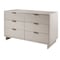 Manhattan Comfort Granville 55.07 Double Wide Dresser in Light Grey DR-5036 - alternate 8